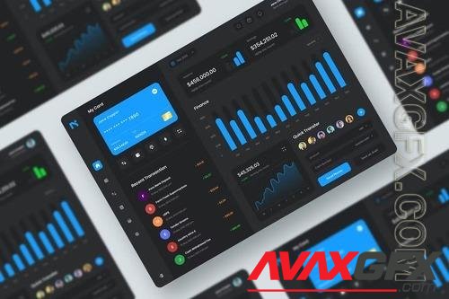 Finance Dashboard UI KIT PQ2GFDT