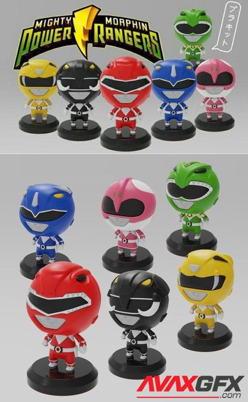 Plakit - Power Rangers – 3D Print