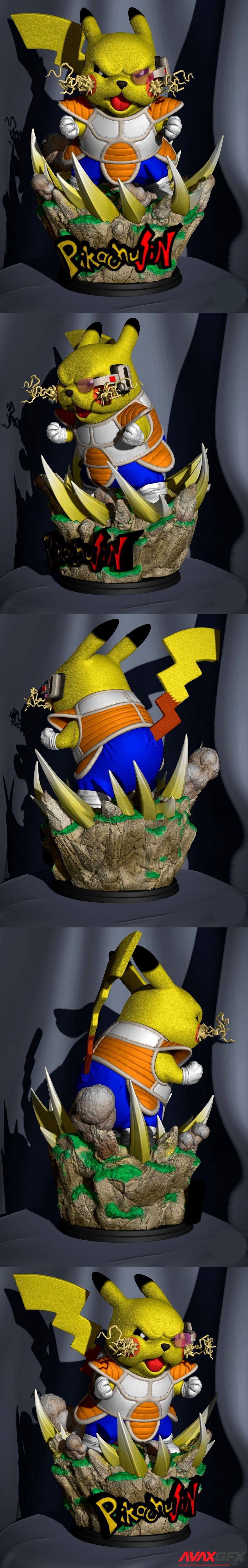 Pikachujin Dragon Ball - 3D Print Model