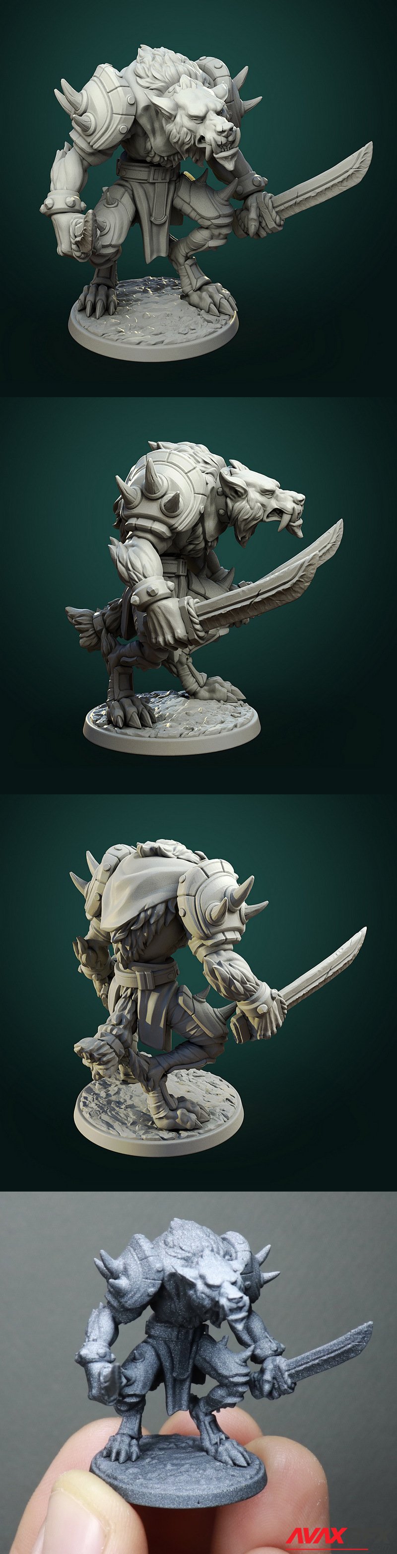 White Werewolf Tavern - Olcan The Wise - 3D Print Model