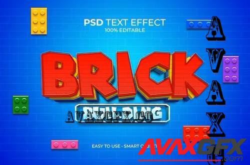 Brick Building Text Effect - UZZUGXE