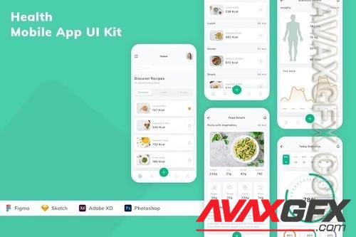 Health Mobile App UI Kit 