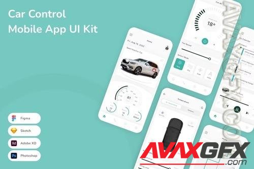 Car Control Mobile App UI Kit