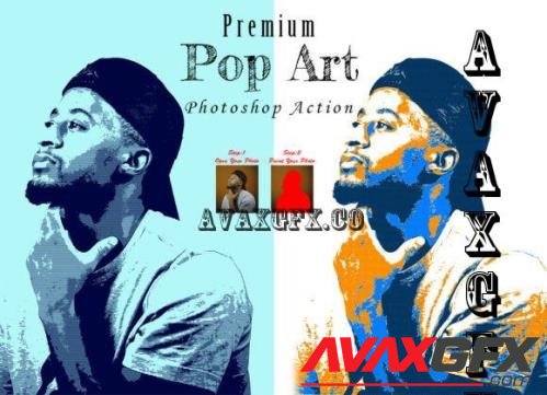 Premium Pop Art Photoshop Action - 10304729