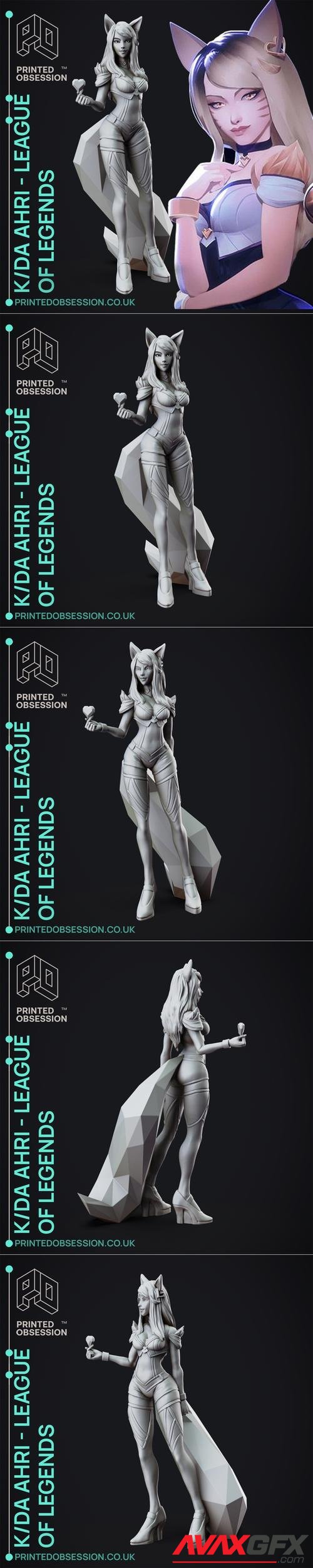 Ahri Kda - League Of Legends – 3D Print