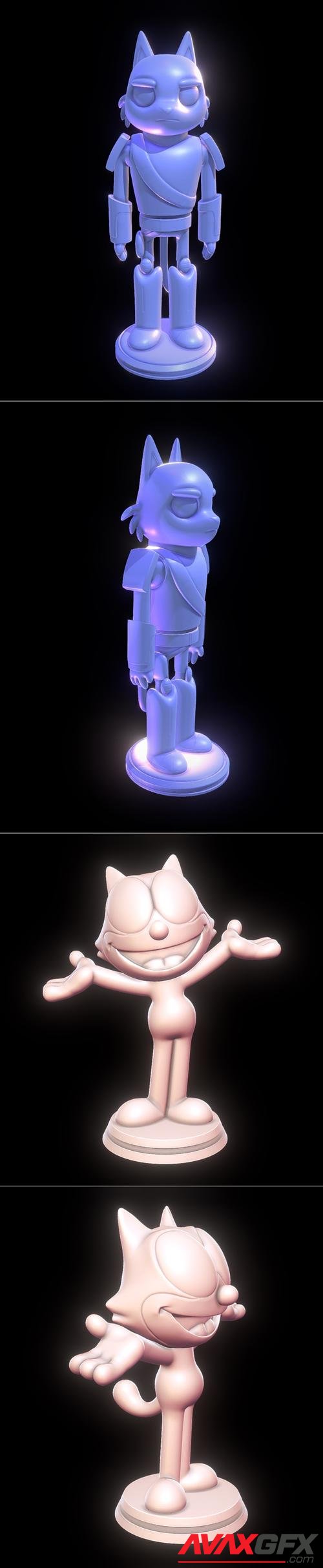 Avocato - Final Space and Felix the Cat – 3D Print