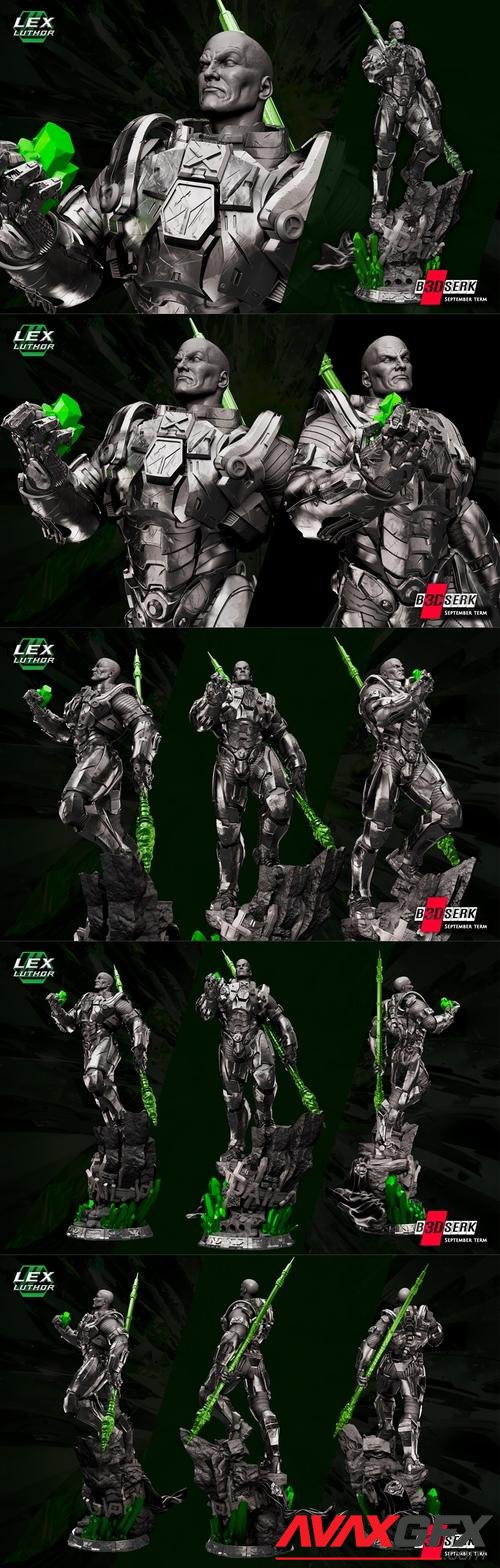 B3DSERK - Lex Luthor Statue – 3D Print