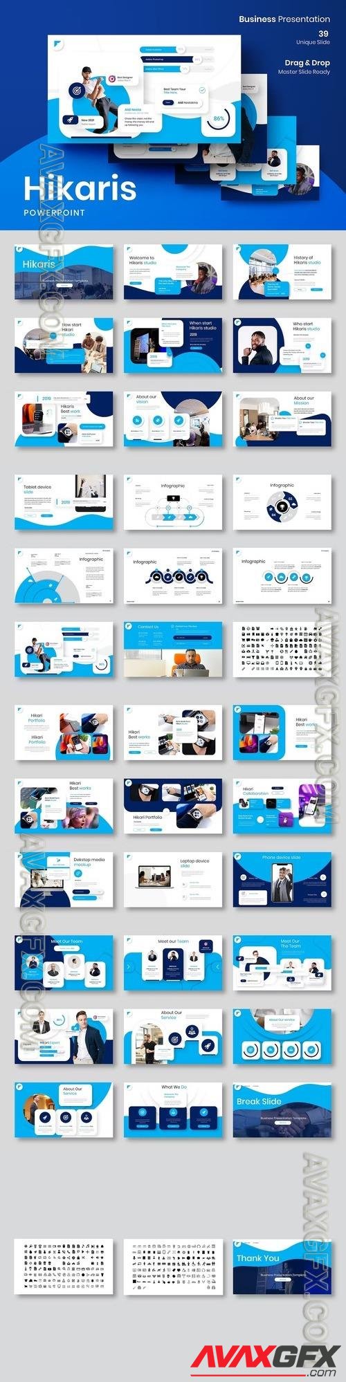 Hikaris - Business PowerPoint Template