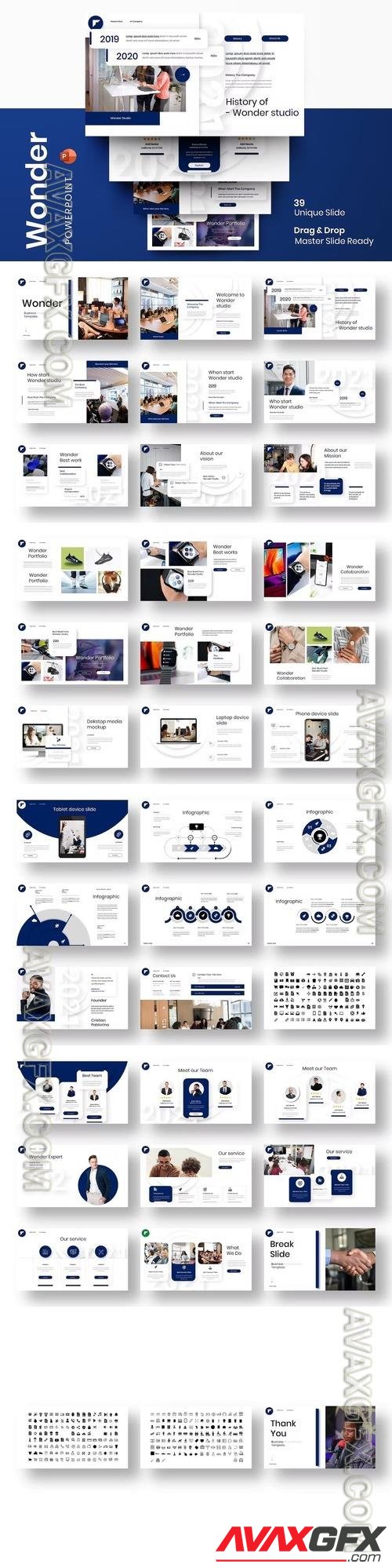 Wonder - Business PowerPoint Template