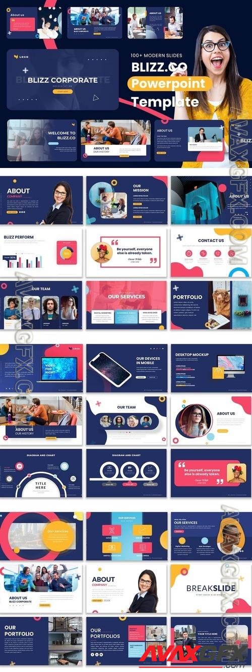 Blizz Corporate PowerPoint Template