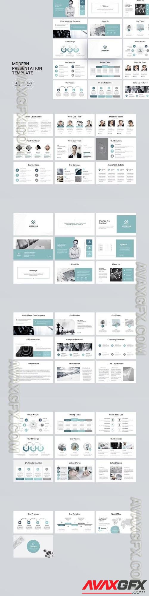 Warping PowerPoint Presentation Template