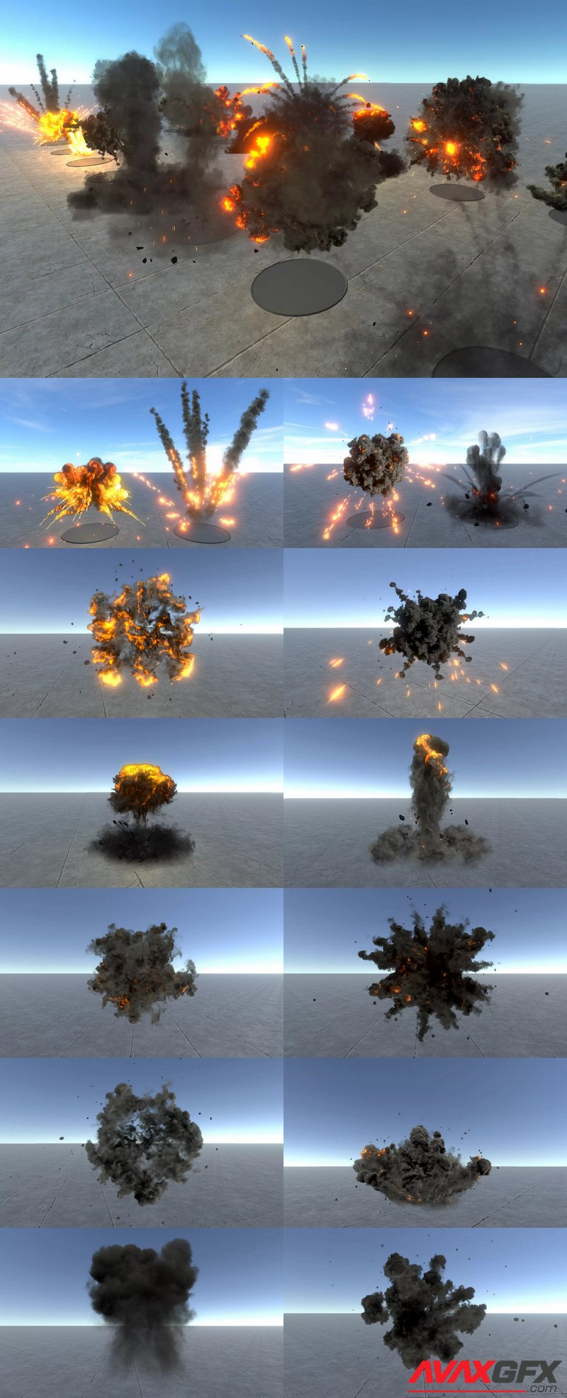 HQ Realistic Explosions