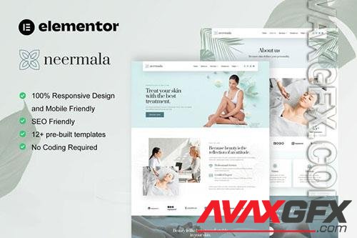 ThemeForest - Neermala - Beauty Clinic & Dermatology Elementor Template Kit/40304042