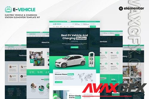 ThemeForest - EVehicle - Electric Vehicle & Charging Station Elementor Template Kit/40324588