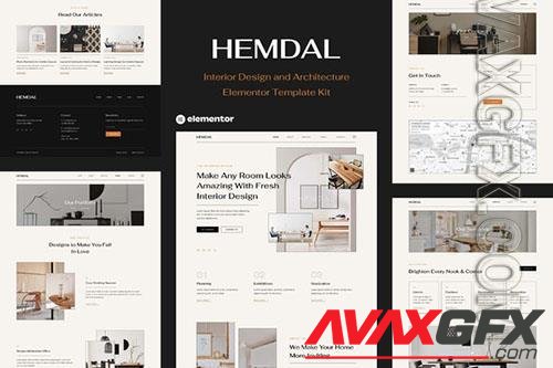 ThemeForest - Hemdal - Interior Design & Architecture Elementor Template Kit/40330893