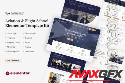 ThemeForest - Aviationaly - Aviation & Flight School Elementor Template Kit/40326744