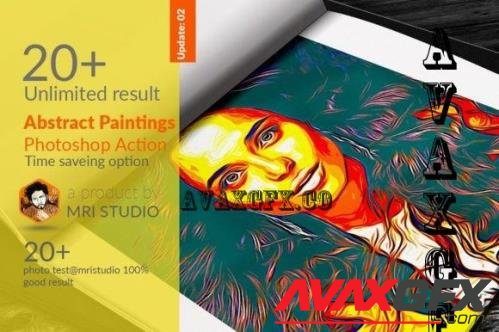 Realistic Painting Effect Action - 733929