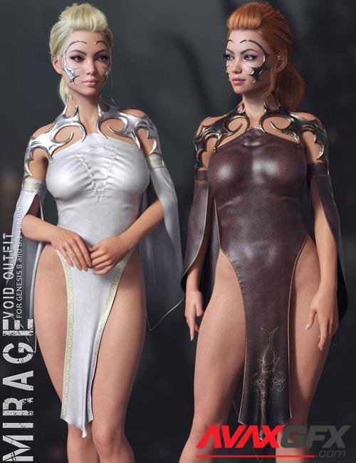 Mirage for Void Outfit for Genesis 8 and 8.1F