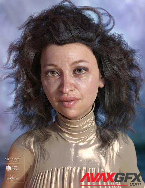 Stella Hair for Genesis 3 and 8 Female(s)