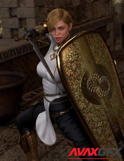 Imperial Cadet Poses Set for Genesis 8 and 8.1 Females