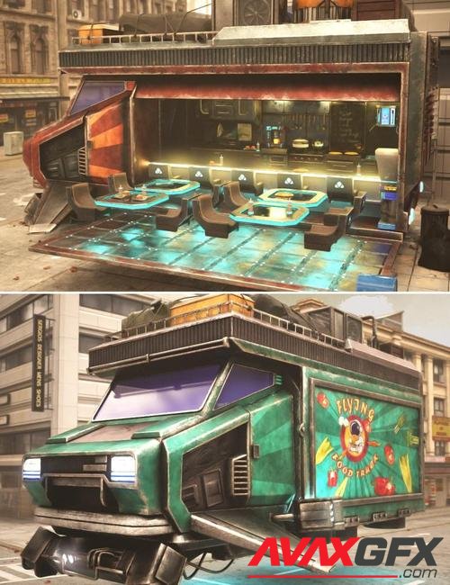 Cyber Flying Food Truck