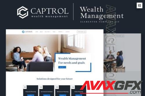 ThemeForest - Captrol - Wealth Management Elementor Template Kit/40439010