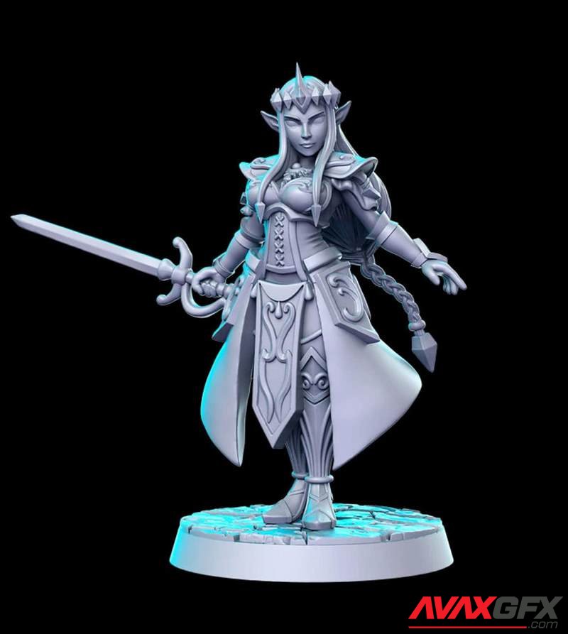 Zalidra (Elven Princess) - 3D Print Model