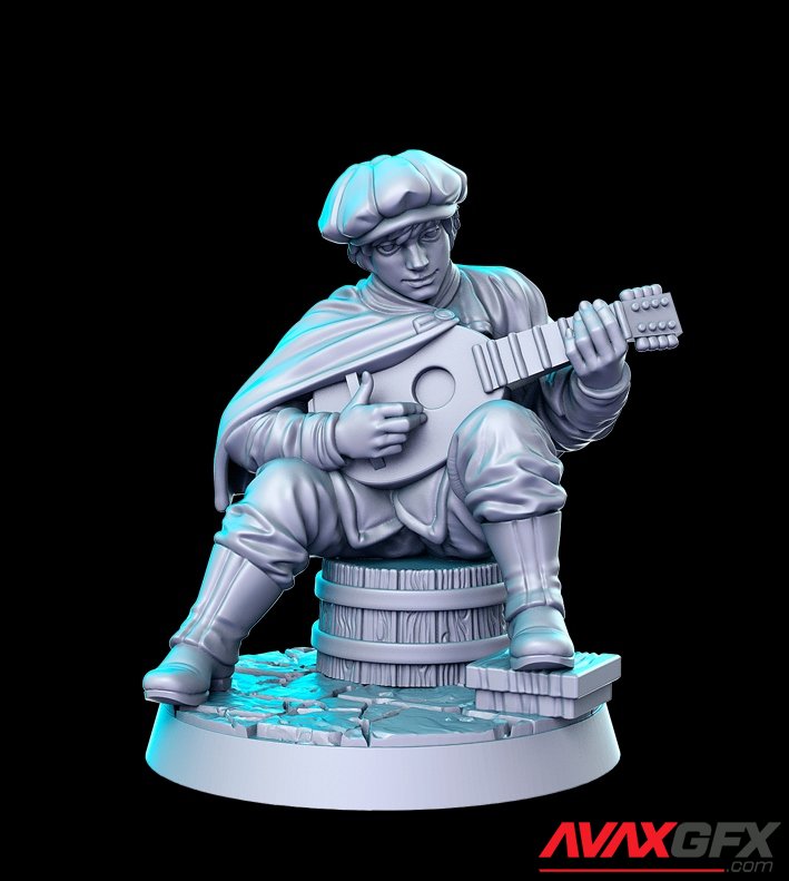 Forley (Pocketpicking Bard) - 3D Print Model