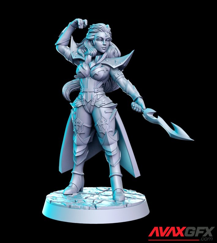 Shariza (Female Mage-Assassin) - 3D Print Model