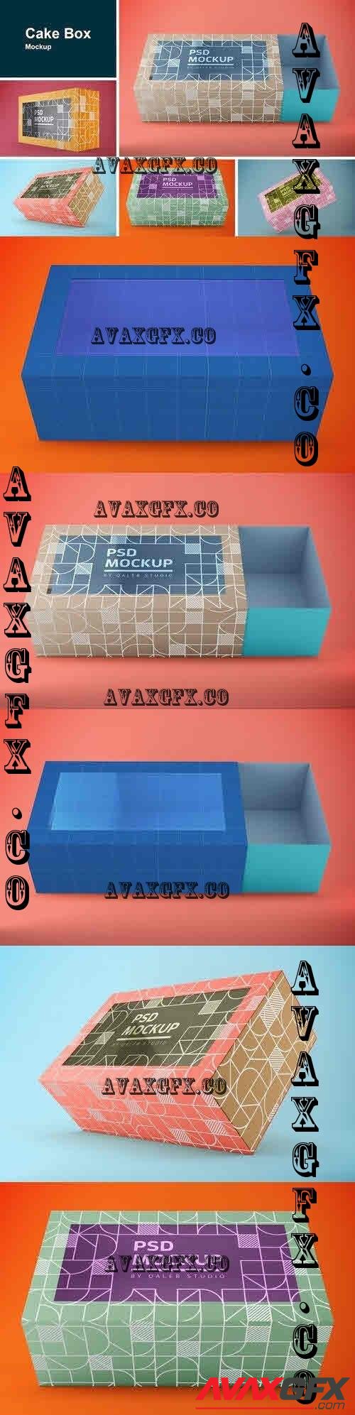 Cake Box Mockup - 10204784