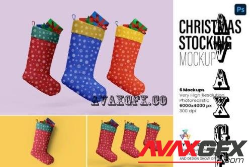 Christmas Stocking Mockup - 6 views - 10321643