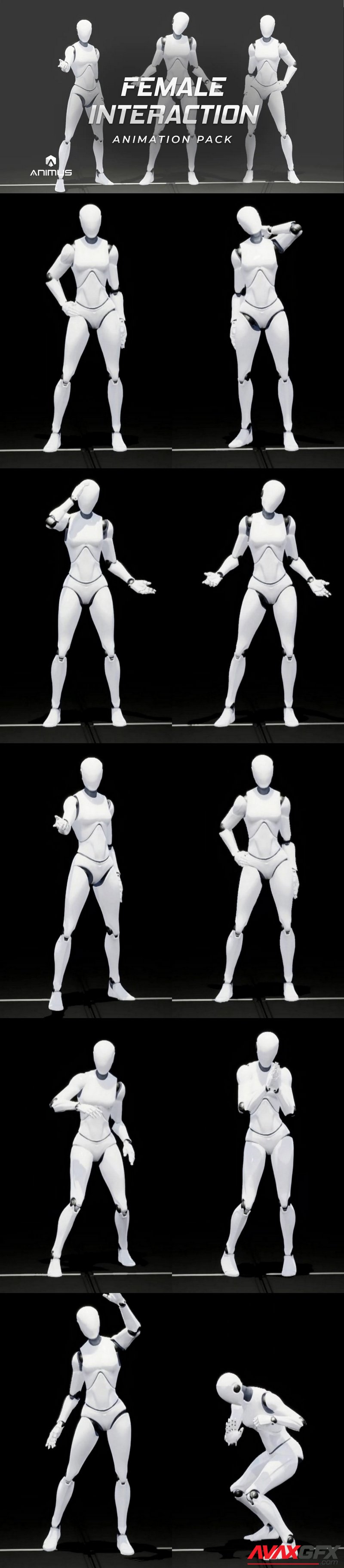 Female Interaction Animation Pack