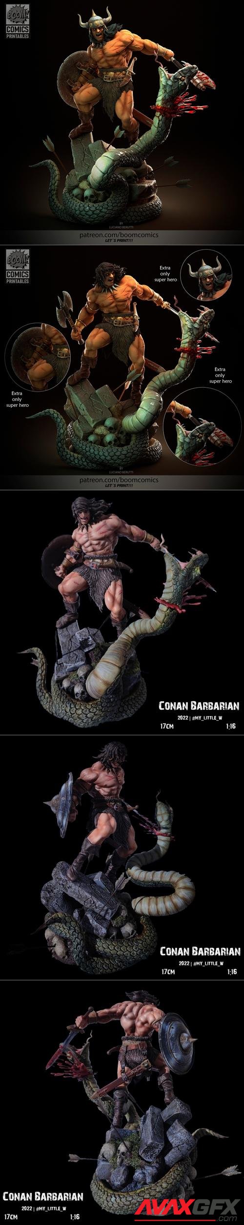 Boom Comics - Conan Super Hero Version Full – 3D Print