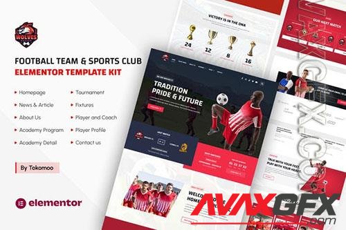 ThemeForest - Wolves - Football Team & Sports Club Elementor Template Kit/40489536