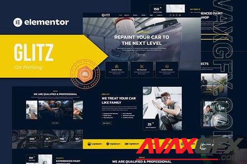 ThemeForest - Glitz - Car Painting & Restoration Elementor Template Kit/40473080