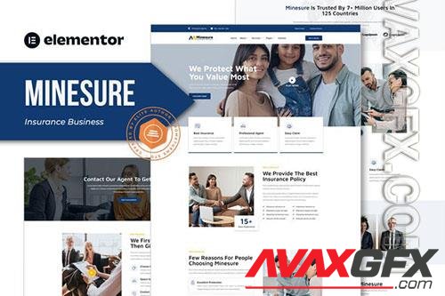 ThemeForest - Minesure - Insurance Business Elementor Template Kit/39744208