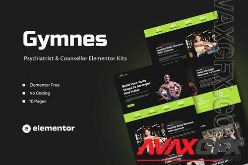 ThemeForest - Gymnes - Fiteness & Gym Elementor Template Kit/39518951