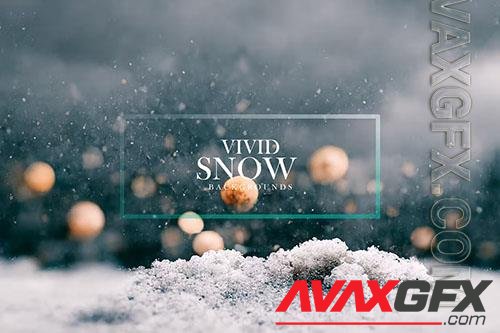 Vivid Snow Backgrounds