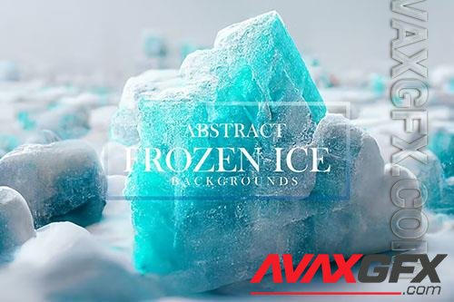 Abstract Frozen Ice Backgrounds #01