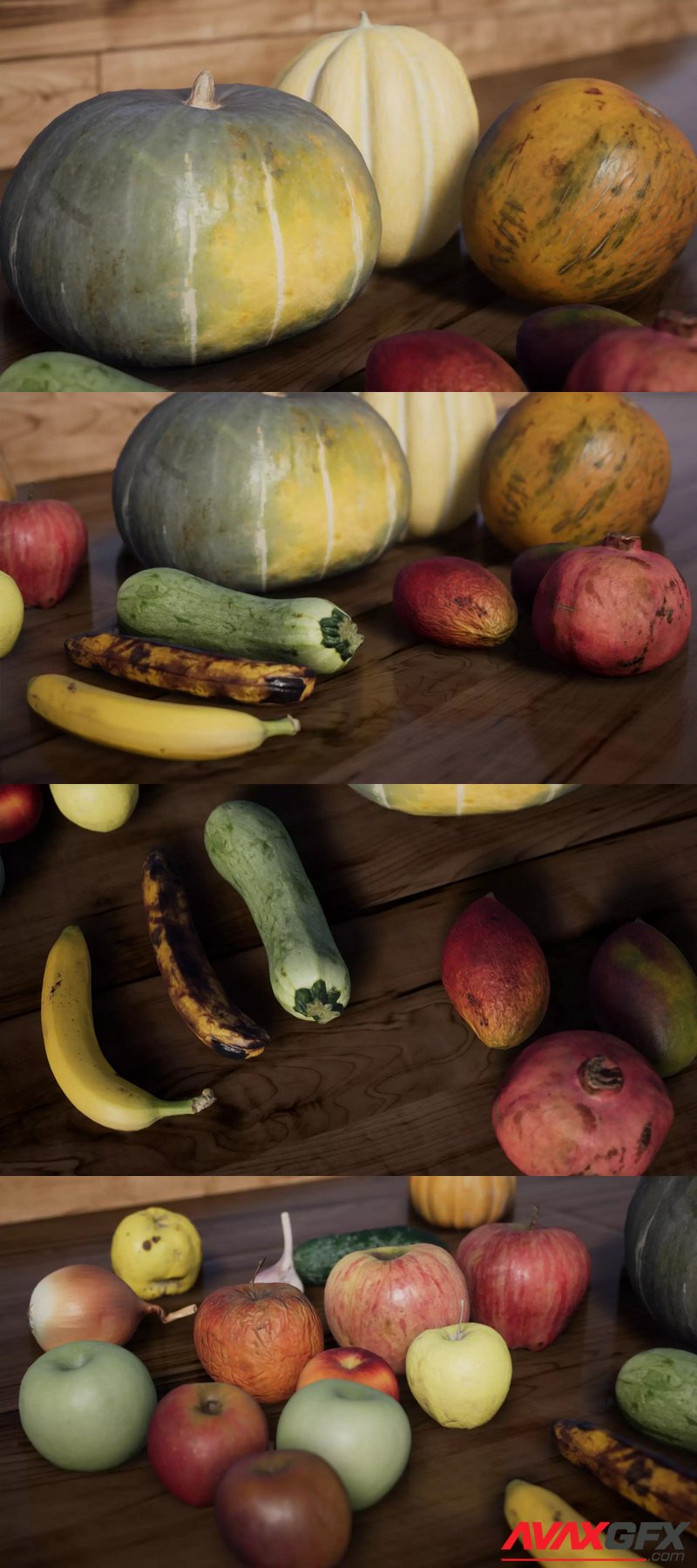 4K Photogrammetry Fruits