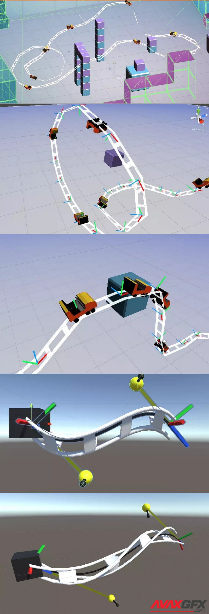 Track Roller Coaster Rail Keypoint Basic Editor