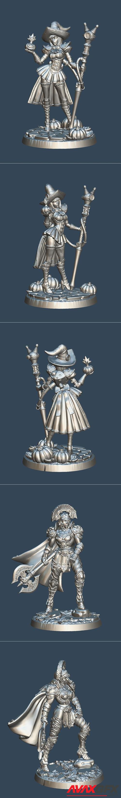 Magitek Witch and Daughter of Ares – 3D Print