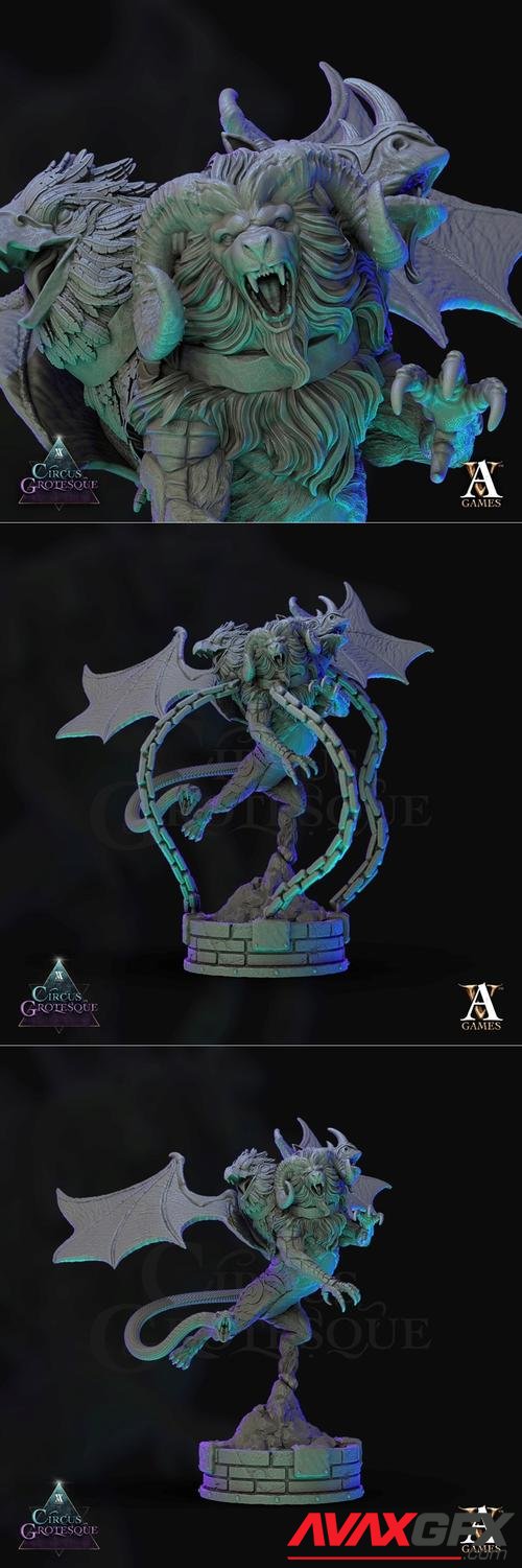 Archvillain Games - Circus Grotesque - Royal Chimera – 3D Print