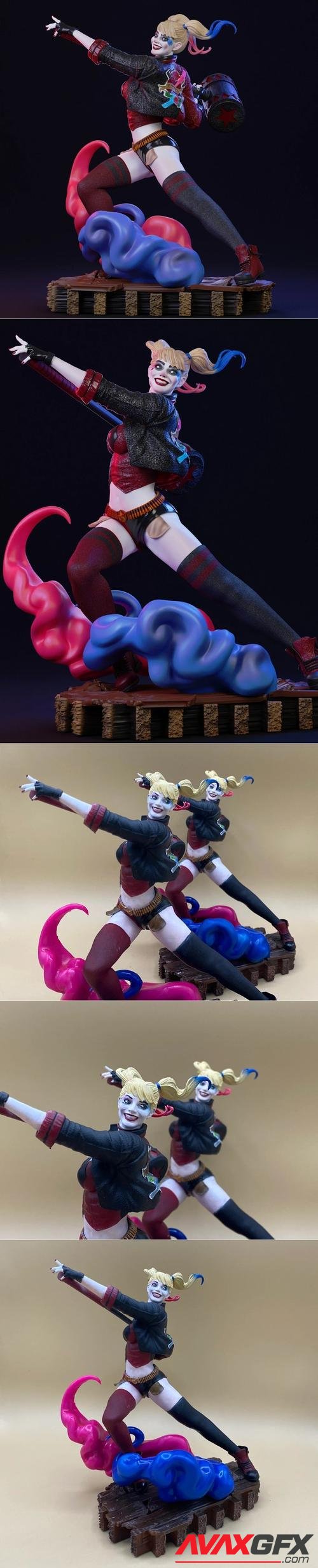 Harley Quinn Statue – 3D Print