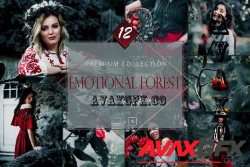 12 Photoshop Actions, Emotional Forest