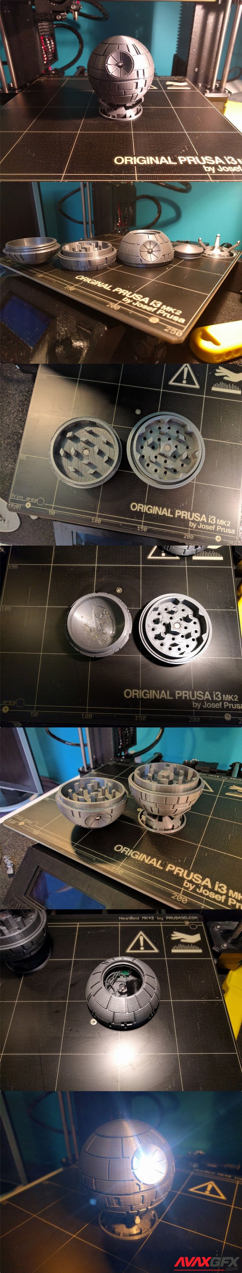 Death Star Grinder - 3D Print Model