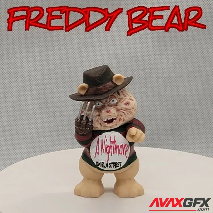 No Care Bear - Freddy - 3D Print Model