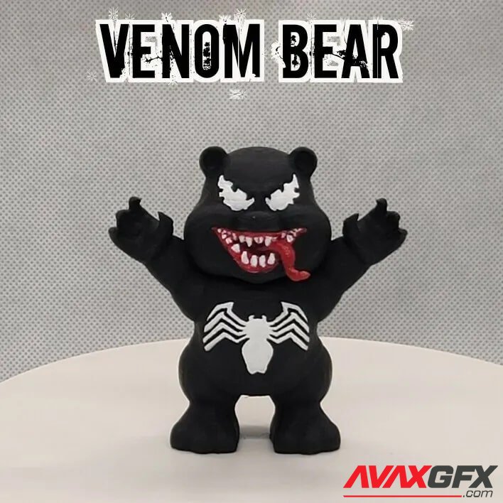No Care Bear - Venom - 3D Print Model