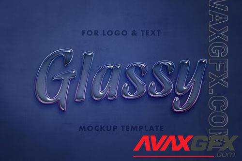 Glassy Mockup Template PSD