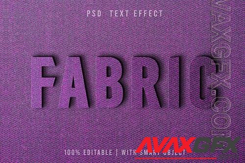 Fabric - Text Effect Editable (PSD)